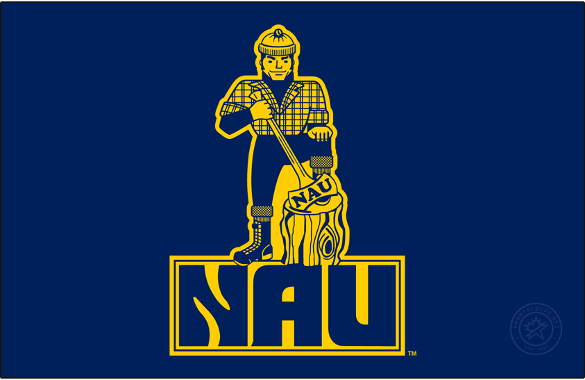 Northern Arizona Lumberjacks 1978-1987 Alt on Dark Logo diy DTF decal sticker